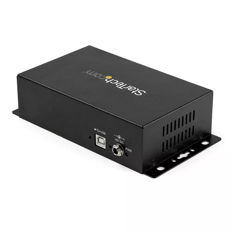 StarTech.com 8-portový USB na DB9 RS232 sériový adaptér hub – priemyselná DIN-lišta a nástenná montáž