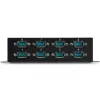 StarTech.com 8-portový USB na DB9 RS232 sériový adaptér hub – priemyselná DIN-lišta a nástenná montáž