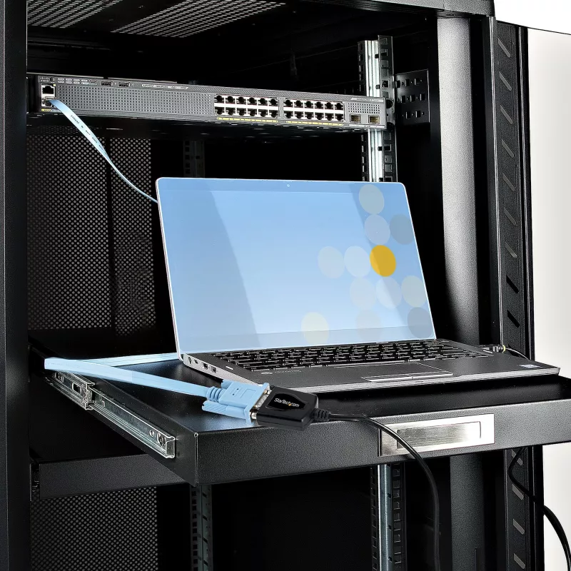 StarTech.com 1m USB na sériový kábel so zachovaním COM portu, DB9 konektor RS232 na USB konvertor, USB na sériový adaptér pre PLC/tlačiareň/skener, Prolific čipset, Windows/Mac
