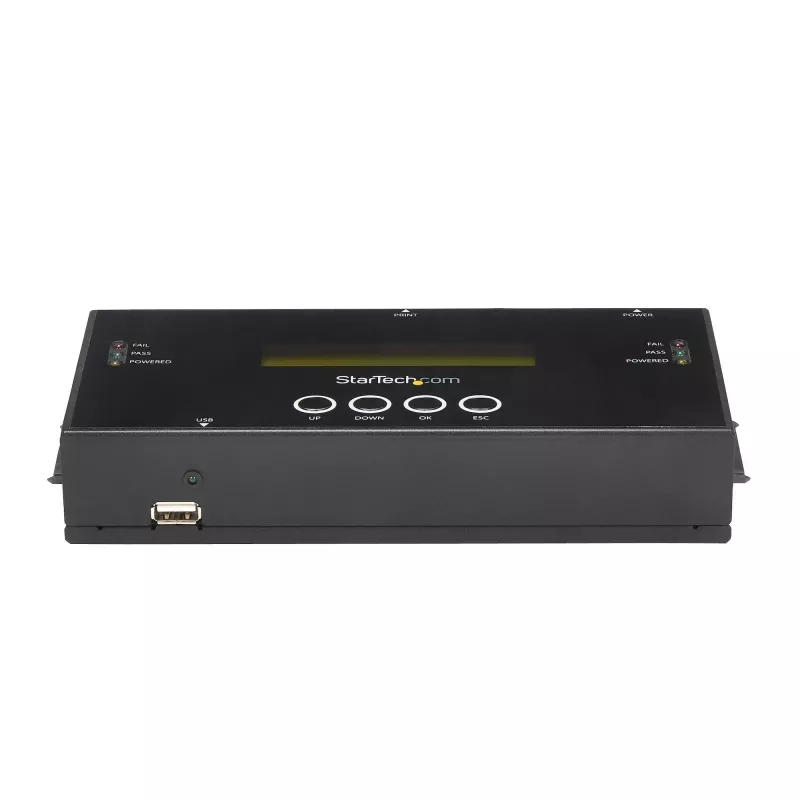 StarTech.com SATSASDUPE11 samostatný duplikátor a mazač pevných diskov 1:1 pre disky SATA a SAS 2,5/3,5″