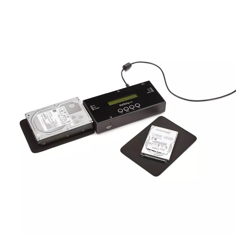 StarTech.com SATSASDUPE11 samostatný duplikátor a mazač pevných diskov 1:1 pre disky SATA a SAS 2,5/3,5″