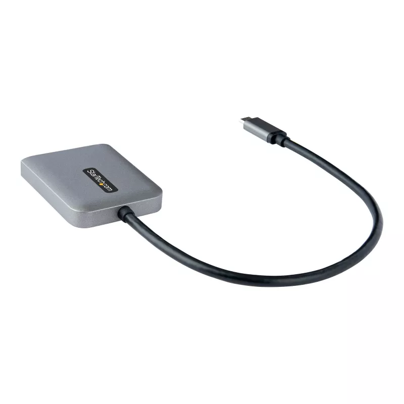 StarTech.com USB-C na Dual HDMI MST HUB - Dual HDMI 4K 60Hz - USB Type-C multi-monitor adaptér pre notebook s 30cm káblom - DP 1.4 Multi-Stream Transport hub - USB-C na HDMI splitter
