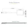 StarTech.com USB-C na Dual HDMI MST HUB - Dual HDMI 4K 60Hz - USB Type-C multi-monitor adaptér pre notebook s 30cm káblom - DP 1.4 Multi-Stream Transport hub - USB-C na HDMI splitter