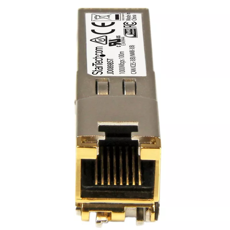 StarTech.com JD089BST transceiver modul SFP kompatibilný s HP JD089B, 10/100/1000BASE-TX, 1000BASE-T, RJ45 meď, Gigabit Ethernet, 100 m