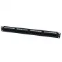 StarTech.com 24-portový 1U rackový Cat 6 110 patch panel, RJ-45, racková montáž, 1U, čierna, RoHS, CE, ETL, UL