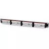 StarTech.com 24-portový 1U rackový Cat 6 110 patch panel, RJ-45, racková montáž, 1U, čierna, RoHS, CE, ETL, UL