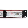 StarTech.com 24-portový 1U rackový Cat 6 110 patch panel, RJ-45, racková montáž, 1U, čierna, RoHS, CE, ETL, UL