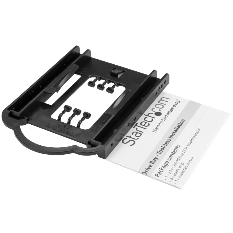 StarTech.com 2,5-palcový SSD/HDD držiak pre 3,5-palcovú pozíciu disku – bez nástrojov inštalácia