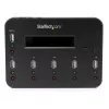 StarTech.com samostatný 1-na-5 USB flash duplikátor a vymazávač, multi-USB flash kopírovač, systémová a súborová ako aj celodisková kópia s 1,5 GB/min, jednotlivé a 3-pass vymazanie, LCD displej – TAA