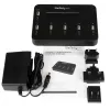 StarTech.com samostatný 1-na-5 USB flash duplikátor a vymazávač, multi-USB flash kopírovač, systémová a súborová ako aj celodisková kópia s 1,5 GB/min, jednotlivé a 3-pass vymazanie, LCD displej – TAA