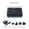 StarTech.com samostatný 1-na-5 USB flash duplikátor a vymazávač, multi-USB flash kopírovač, systémová a súborová ako aj celodisková kópia s 1,5 GB/min, jednotlivé a 3-pass vymazanie, LCD displej – TAA
