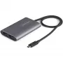 StarTech.com Thunderbolt na dual DisplayPort adaptér DP 1.4, dual 4K 60Hz alebo single 8K/5K Thunderbolt na DP konvertor, 2x DisplayPort monitor video adaptér - Mac & Windows