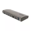 StarTech.com Thunderbolt 4 dock, 96W Power Delivery, single 8K/dual monitor 4K 60Hz, 3xTB4/USB4 konektory, 4xUSB-A, SD, GbE, Thunderbolt 4 dokovacia stanica pre Windows alebo TB3 MacBook, 0,8m kábel