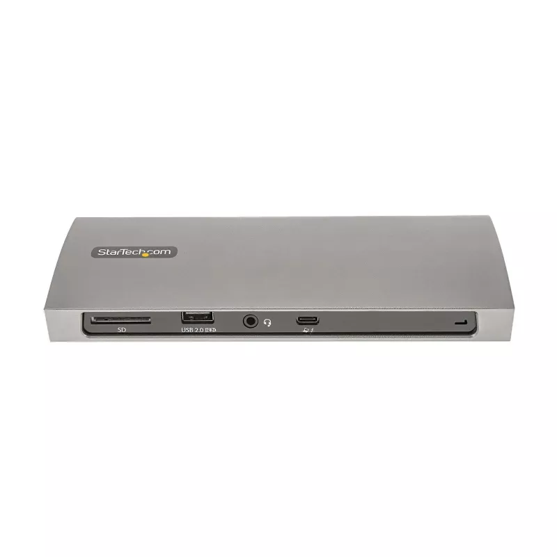 StarTech.com Thunderbolt 4 dock, 96W Power Delivery, single 8K/dual monitor 4K 60Hz, 3xTB4/USB4 konektory, 4xUSB-A, SD, GbE, Thunderbolt 4 dokovacia stanica pre Windows alebo TB3 MacBook, 0,8m kábel