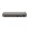 StarTech.com Thunderbolt 4 dock, 96W Power Delivery, single 8K/dual monitor 4K 60Hz, 3xTB4/USB4 konektory, 4xUSB-A, SD, GbE, Thunderbolt 4 dokovacia stanica pre Windows alebo TB3 MacBook, 0,8m kábel
