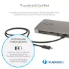 StarTech.com Thunderbolt 4 dock, 96W Power Delivery, single 8K/dual monitor 4K 60Hz, 3xTB4/USB4 konektory, 4xUSB-A, SD, GbE, Thunderbolt 4 dokovacia stanica pre Windows alebo TB3 MacBook, 0,8m kábel