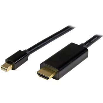 StarTech.com 3ft (1m) Mini DisplayPort na HDMI kábel – 4K 30Hz video – mDP na HDMI adaptérový kábel – Mini DP alebo Thunderbolt 1/2 Mac/PC na HDMI monitor/display – mDP na HDMI konvertorový kábel