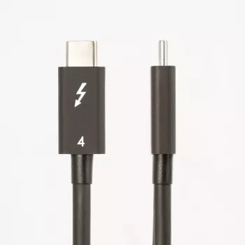 StarTech.com 0,5 m Thunderbolt 4 kábel – 40 Gbit/s – 100W PD – 4K/8K video – Intel certifikovaný Thunderbolt kábel – kompatibilný s USB 4/Thunderbolt 3/USB 3.2/USB Type-C/DisplayPort