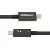 StarTech.com 0,5 m Thunderbolt 4 kábel – 40 Gbit/s – 100W PD – 4K/8K video – Intel certifikovaný Thunderbolt kábel – kompatibilný s USB 4/Thunderbolt 3/USB 3.2/USB Type-C/DisplayPort