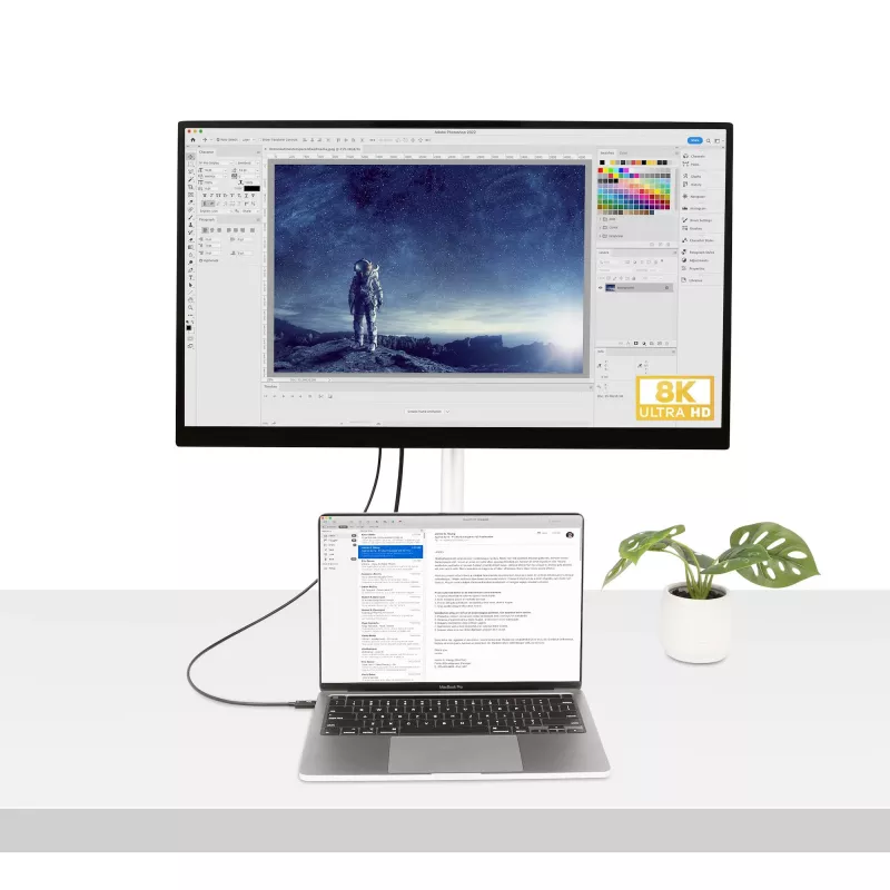 StarTech.com 0,5 m Thunderbolt 4 kábel – 40 Gbit/s – 100W PD – 4K/8K video – Intel certifikovaný Thunderbolt kábel – kompatibilný s USB 4/Thunderbolt 3/USB 3.2/USB Type-C/DisplayPort