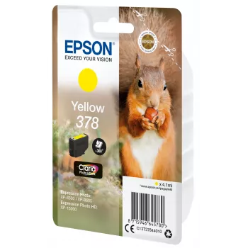 Kazeta Epson 378 žltá 360 strán atrament C13T37844010