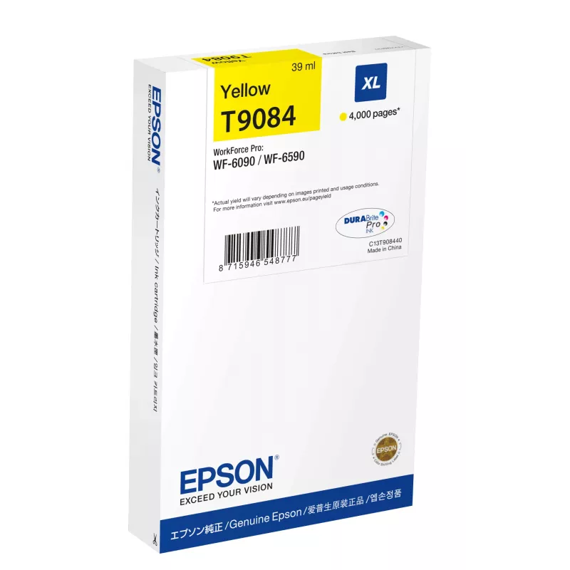 Epson C13T90844N atramentová kazeta 1 kus originálna vysokokapacitná (XL) žltá