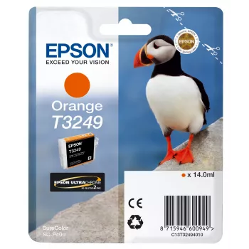 Kazeta Epson T3249 oranžová
