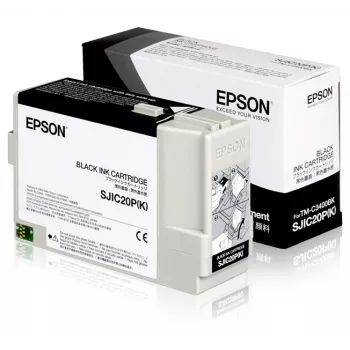 Epson SJIC20P(K) - atramentová kazeta pre TM-C3400BK (čierna)