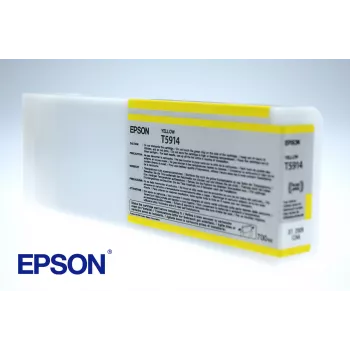 Kazeta Epson jednotlivé balenie žltá T5914 700 ml