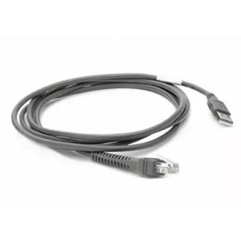 Zebra CBA-U21-S07ZBR sériový kábel čierny 2,1 m USB EAS