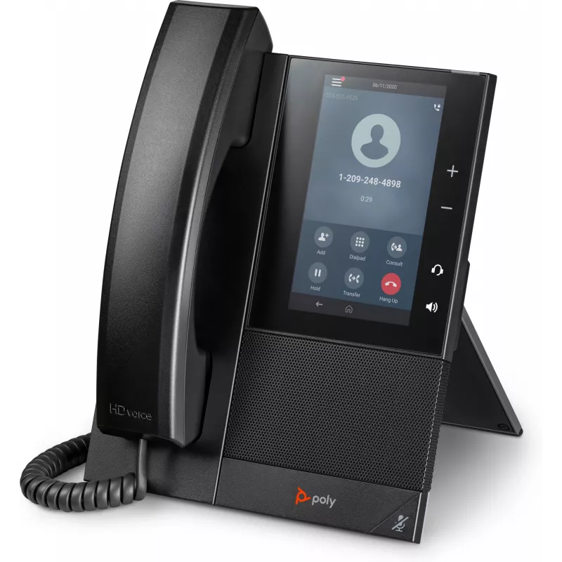 HP Poly CCX 500 Business Media Phone s Open SIP a podporou PoE