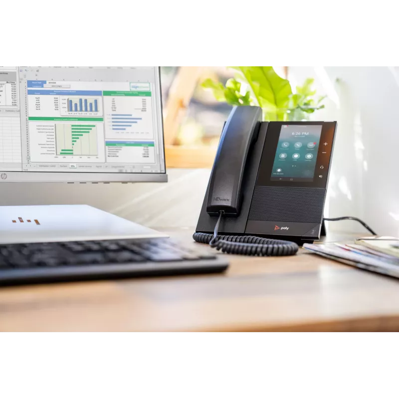 HP Poly CCX 500 Business Media Phone s Open SIP a podporou PoE