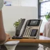 IP telefón POLY Edge E400 8 liniek káblová slúchadlová časť čierny