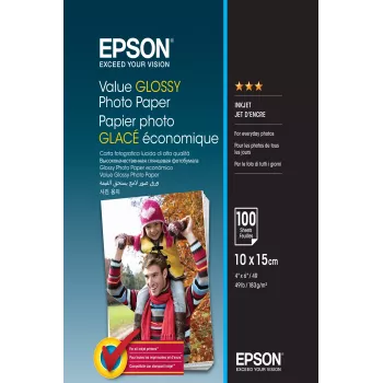 Epson Value Glossy Photo Paper – 10x15cm – 100 listov