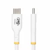 StarTech.com 4m biely USB-C nabíjací kábel, USB-IF certifikovaný USB-C kábel, 240W PD EPR, USB 2.0 Type-C kábel na nabíjanie notebooku, USB-C dátový kábel, TPE plášť