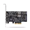 StarTech.com 5-portová USB PCIe karta, USB 3.2 10 Gbit/s, PCI Express karta so 4x USB-C portami, 1x interný USB-A port, USB PCIe radič karta, Windows/macOS/Linux
