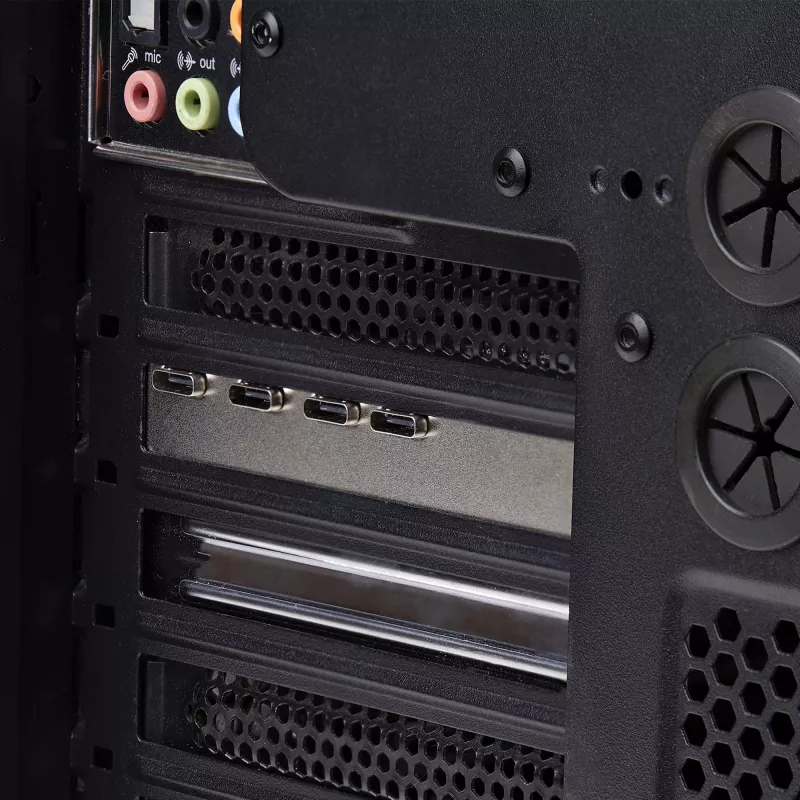 StarTech.com 5-portová USB PCIe karta, USB 3.2 10 Gbit/s, PCI Express karta so 4x USB-C portami, 1x interný USB-A port, USB PCIe radič karta, Windows/macOS/Linux