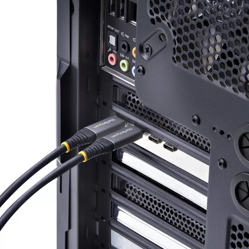StarTech.com 5-portová USB PCIe karta, USB 3.2 10 Gbit/s, PCI Express karta so 4x USB-C portami, 1x interný USB-A port, USB PCIe radič karta, Windows/macOS/Linux