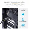 StarTech.com 5-portová USB PCIe karta, USB 3.2 10 Gbit/s, PCI Express karta so 4x USB-C portami, 1x interný USB-A port, USB PCIe radič karta, Windows/macOS/Linux