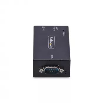 StarTech.com 1-portový sériový na Ethernet adaptér, 802.3af PoE IP sériový server zariadení pre vzdialené RS232 zariadenia, montáž na stenu/DIN lištu, RJ45 LAN na DB9 sériový konvertor, TAA