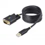 StarTech.com 2m USB na sériový adaptérový kábel, zachovanie COM, vymeniteľné skrutky/matice, USB-A na DB9 RS232, FTDI IC, ESD ochrana, Windows/macOS/Linux