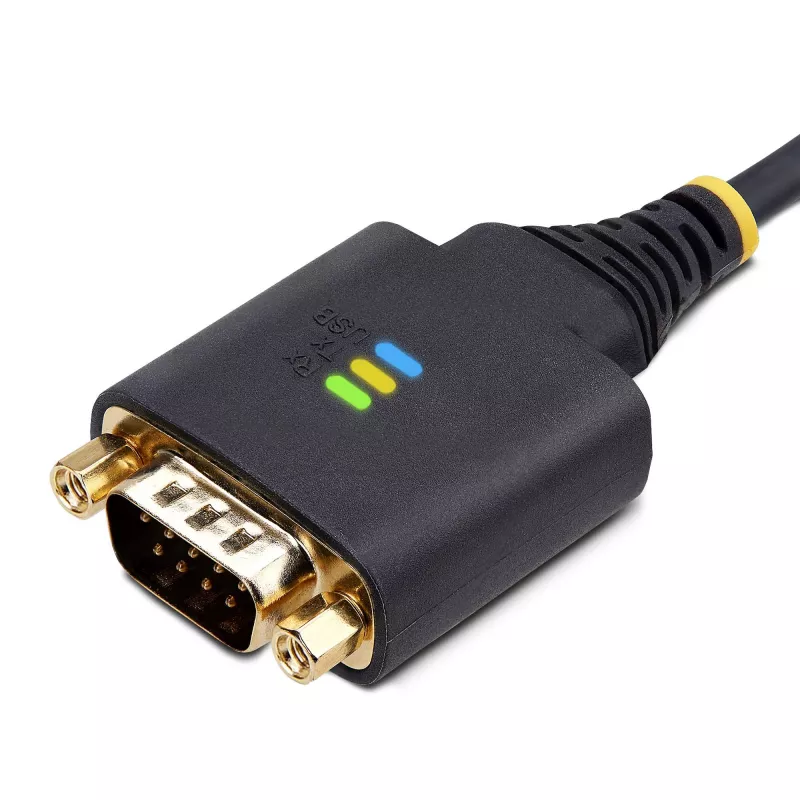 StarTech.com 2m USB na sériový adaptérový kábel, zachovanie COM, vymeniteľné skrutky/matice, USB-A na DB9 RS232, FTDI IC, ESD ochrana, Windows/macOS/Linux