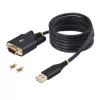 StarTech.com 2m USB na sériový adaptérový kábel, zachovanie COM, vymeniteľné skrutky/matice, USB-A na DB9 RS232, FTDI IC, ESD ochrana, Windows/macOS/Linux