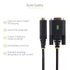 StarTech.com 2m USB na sériový adaptérový kábel, zachovanie COM, vymeniteľné skrutky/matice, USB-A na DB9 RS232, FTDI IC, ESD ochrana, Windows/macOS/Linux
