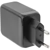 InLine USB PD napájací zdroj, GaN nabíjačka, 3-portová, Dual USB-C + USB-A, 65W