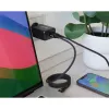 InLine USB PD napájací zdroj, GaN nabíjačka, 3-portová, Dual USB-C + USB-A, 65W
