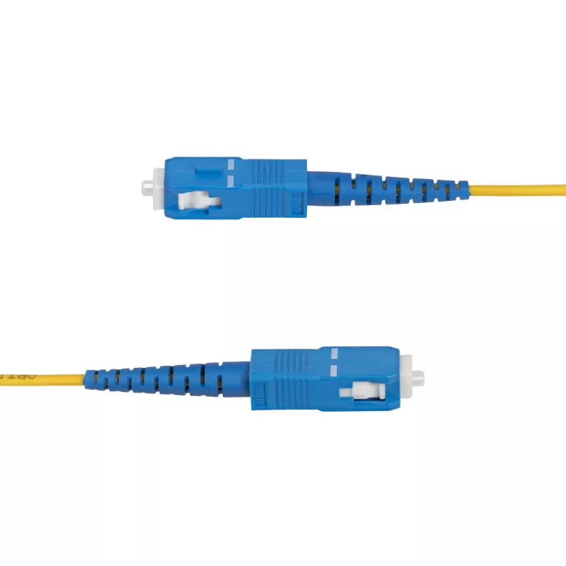 StarTech.com 5m LC na SC (UPC) OS2 Single Mode Simplex optický kábel, 9/125µm, 40G/100G, odolný voči ohybu, nízky útlm – LSZH optický patch kábel