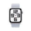 Smartwatch Apple Watch SE GPS + Cellular 44mm strieborné hliníkové puzdro Blue Cloud Sport Loop