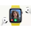 Smartwatch Apple Watch SE GPS + Cellular 44mm strieborné hliníkové puzdro Blue Cloud Sport Loop