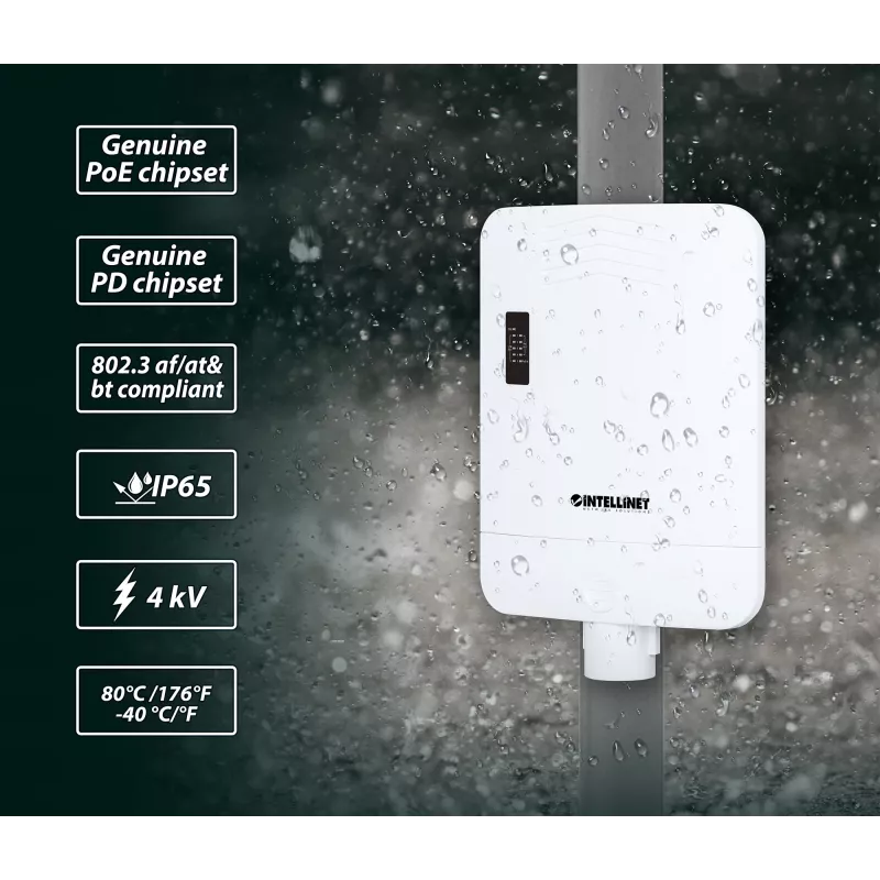 Sieťový switch Intellinet 509220 Gigabit Ethernet 5 portov PoE